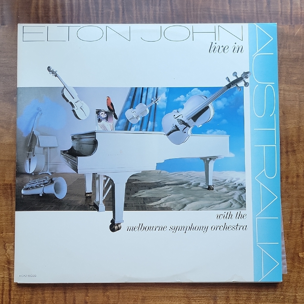 Elton John Live in Australia Double LP Vinyl Record Set
